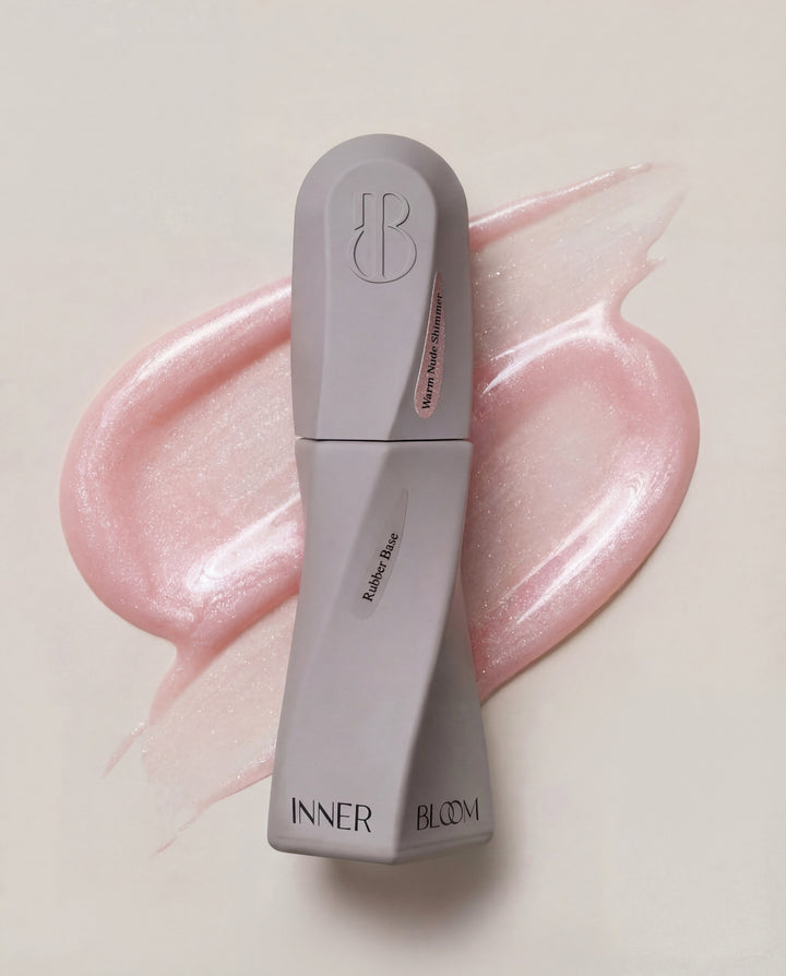Rubber Cover Base Warm Nude Shimmer – Essence – Baza Rubber 10ml