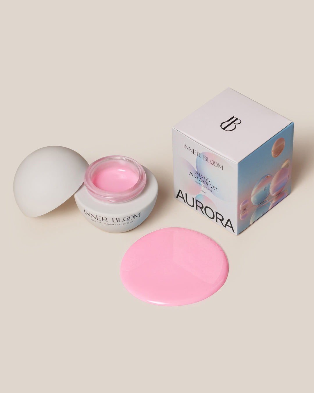Liquid Builder Gel Aurora - Pastel Light Pink - 30ml