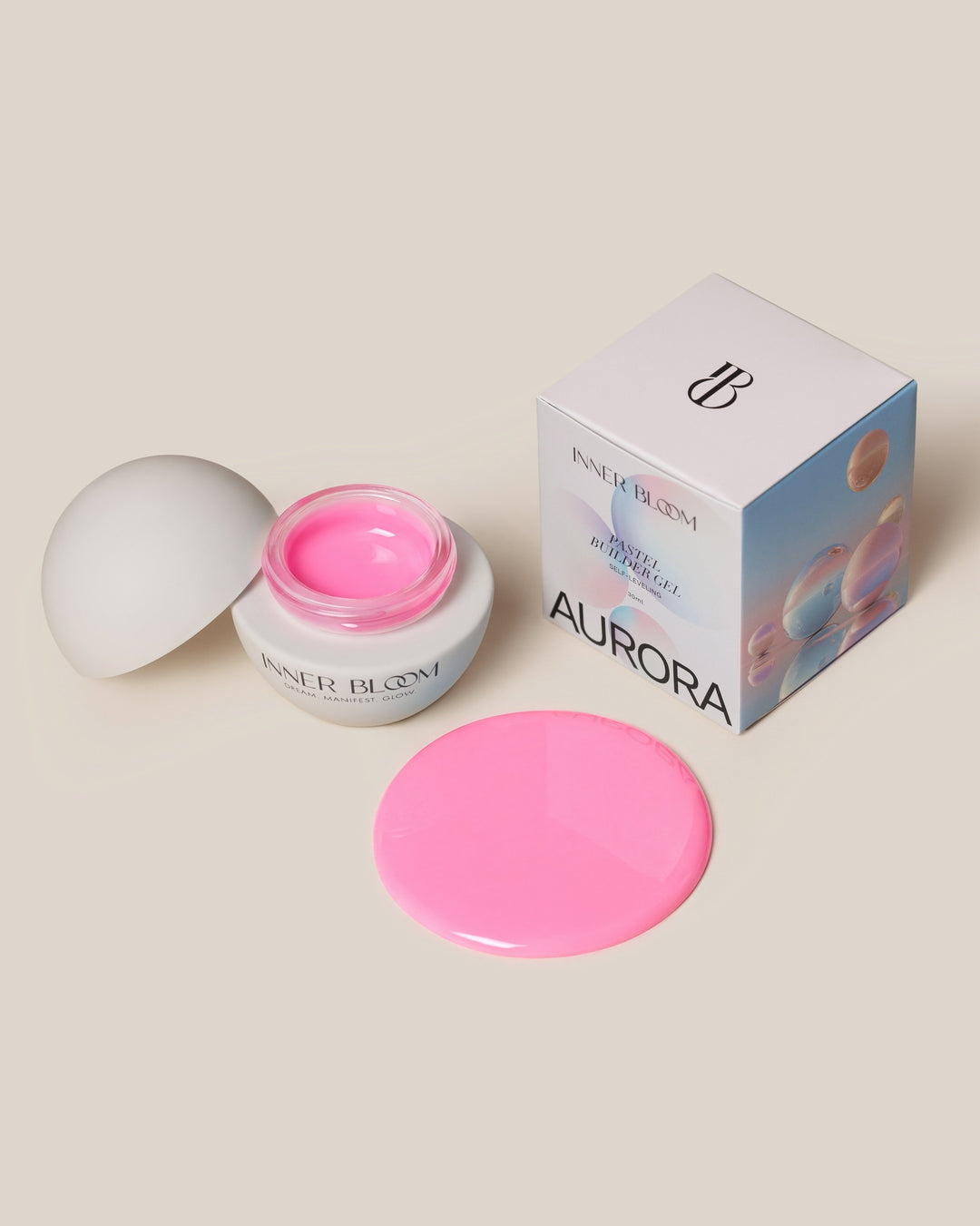 Liquid Builder Gel Aurora - Pastel Pink - 30ml
