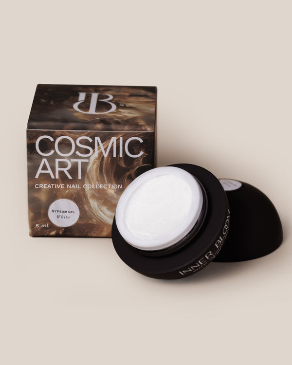 Gel Cosmic Art Gypsum Gel White 5 ml – borcan InnerBloom