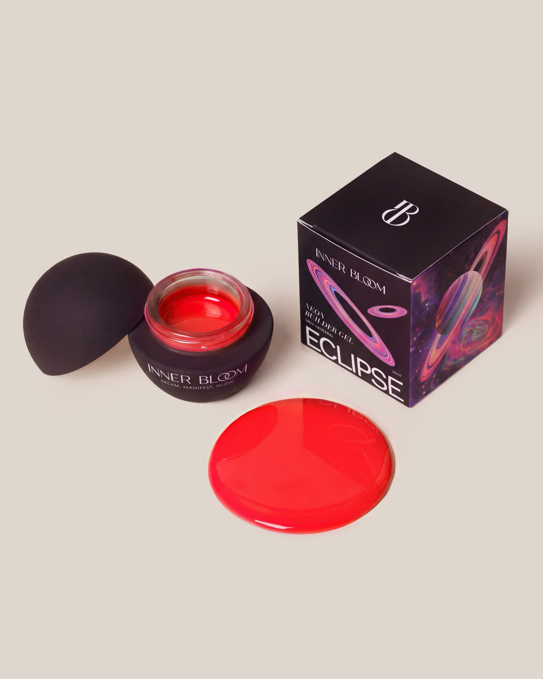Liquid Builder Gel Eclipse - Neon Coral - 30ml