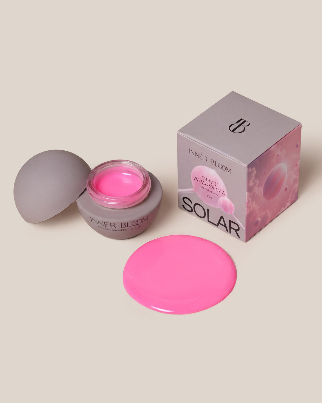 Liquid Builder Gel Solar - Candy Barbie Pink - 30ml