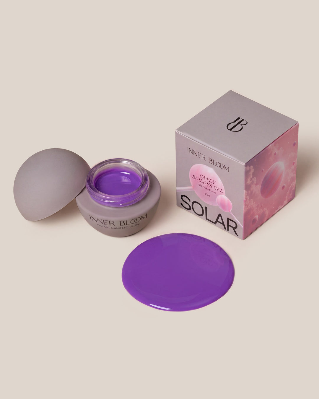 Liquid Builder Gel Solar - Candy Purple - 30ml