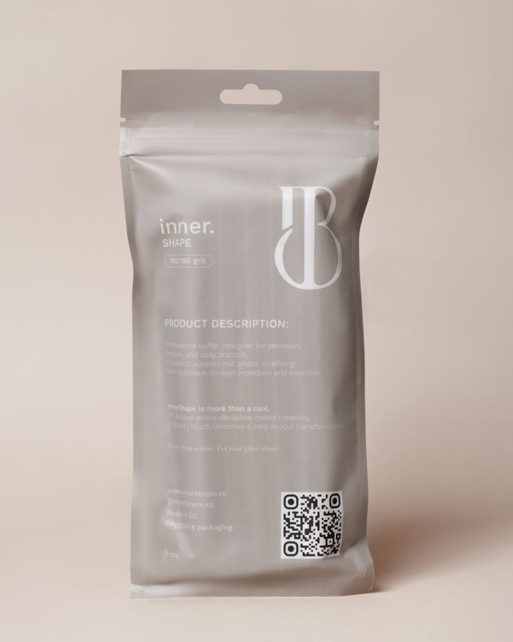Nail buffer Inner Shape 100/150 - set of 5 pcs